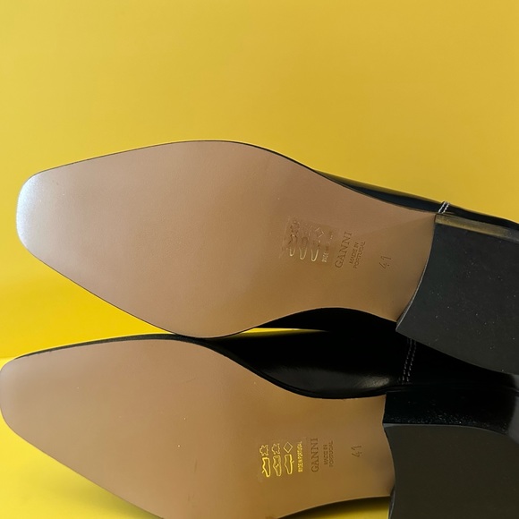 NWT Ganni Marlyn Black Patent Leather Western Cowboy Boots - Picture 3 of 11